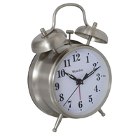 CLOCK ALARM QUARTZ BELL 4.5IN