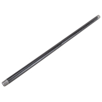 PIPE NIPPLE BLACK 1/2X24