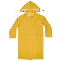 COAT TRENCH HEAVY PVC 2PC MED