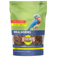 8OZ DRIED MEALWORMS BAG