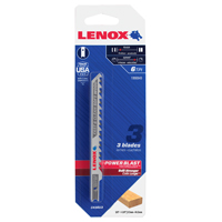 Lenox 20756CT456J Jig Saw Blade, 6 TPI, HCS, Smooth