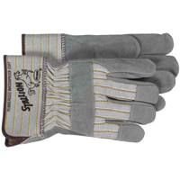 Boss 1290L Leather Palm Split Leather Unlined Gloves Large