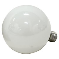 BULB LT GLB 25W CDLBRA BS WHT