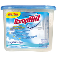 DampRid FG100 Fragrance-Free Disposable Moisture Absorber, 10.5 oz Tub,