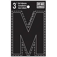 HYK-30423 LTTR HO M VINYL 3 BLK