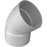 ELBOW 45DEG PVC HUB 6IN