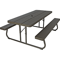 LIF-2119 FOLDING PICNIC TABLE 6F