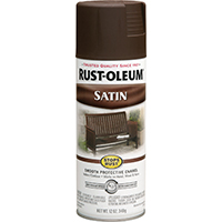 PAINT SPRAY SAT DK BROWN 12OZ