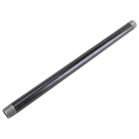 PIPE NIPPLE BLACK 3/4X18