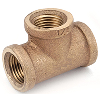 TEE BRASS 3/4FPT