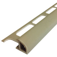 BULLNOSE 5/16INX8FT PVC BEIGE