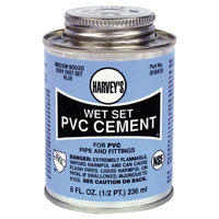 HAR-18410 08OZ HV PVC CEMENT WET