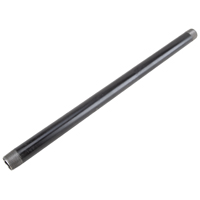 PIPE NIPPLE BLACK 1X24