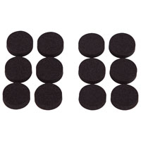PADS FOAM RUBBR 3/4IN 19MM BLK