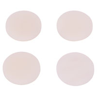 DISK BUMPERS 1-1/4" CLR 4PK