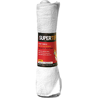 10756 WHT TERRY TOWELS 6/ROLL