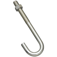 NAT-N232959 BOLT J-HOOK 3/8X5 ZI