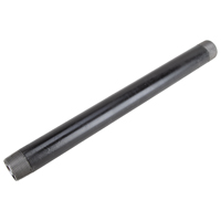 PIPE NIPPLE BLACK 1-1/4X18