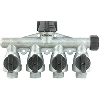 Manifold 4way Fl Flow Alum