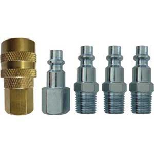 KIT COUPLER COMPR 1/4IN 5PC