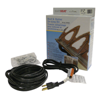 EasyHeat ADKS Series ADKS300 Roof and Gutter De-Icing Cable, 60 ft L, 120 V,