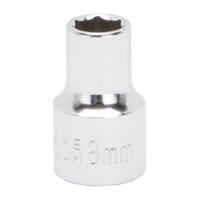 SOCKET STD 8MMX6PT 3/8DR