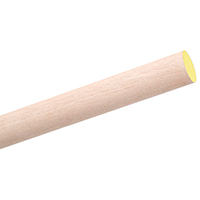 Waddell 6612UB Dowel Rod, 3/4 in Dia, 36 in L, Birchwood