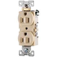 RECEPTACLE DPLX HD 3WR 15A IVR