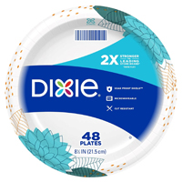 Dixie 15289 Disposable Plate; Paper