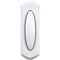 WHITE DOORBELL BUTTON