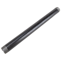 PIPE NIPPLE BLACK 1-1/2X24