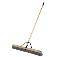 BROOM PUSH ROUGH GRAY-BRN 36IN