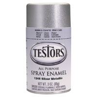1246 SPRAY ENAMEL SILVER 3OZ