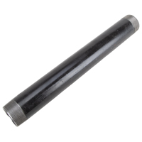 PIPE NIPPLE BLACK 2X18