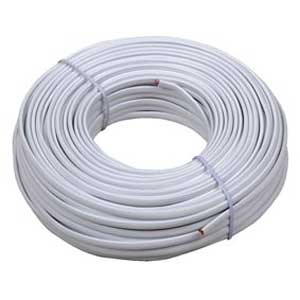 50FT WHITE PHONE CORD (NO ENDS)