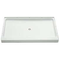 SHOWER BASE ENSEMBLE WHT 60IN