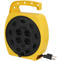 Cord Reel & Power Statn:4 Outlet