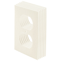 SEALER OUTLET PLATE FOAM WHITE