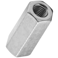 3/8" COUPLING NUT ZINC EA