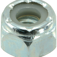 LOCKNUT HEX ZN NYL 1/4-20