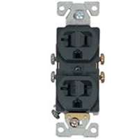 DUPLEX RECEPTACLE BROWN 20 AMP 8