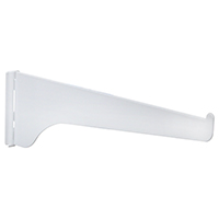 BRACKET SHELF STEEL 16IN WHITE