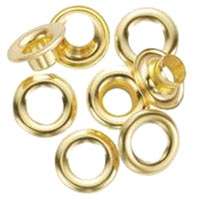 GEN-GROMMET KIT 24 PCS SOL BRASS