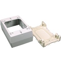 NM2 IVORY SWITCH/OUTLET BOX