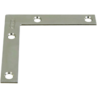 National Hardware 117BC Series N266-528 Corner Brace, 3 in L, 1/2 in W, 3 in