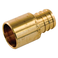 PEX ADAPTER ML SWT BRASS 3/4IN