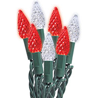 Sylvania 29559 Candy Cane String Lights | Led Lamp | 50 Count