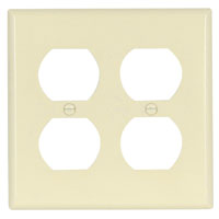 Eaton Wiring Devices 2150LA-BOX Receptacle Wallplate, 4-1/2 in L, 4-9/16 in