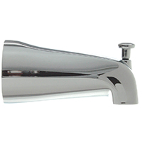 TUB SPOUT 1/2SLIP W/DIVRT CHRM