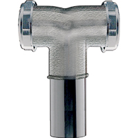 Plumb Pak PP18CP Tee and Tailpiece, 1-1/2 in, Slip-Joint, Brass